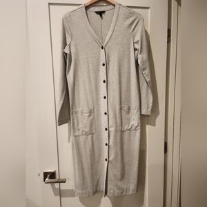 Banana Republic Factory Gray Long Sleeve Cardigan